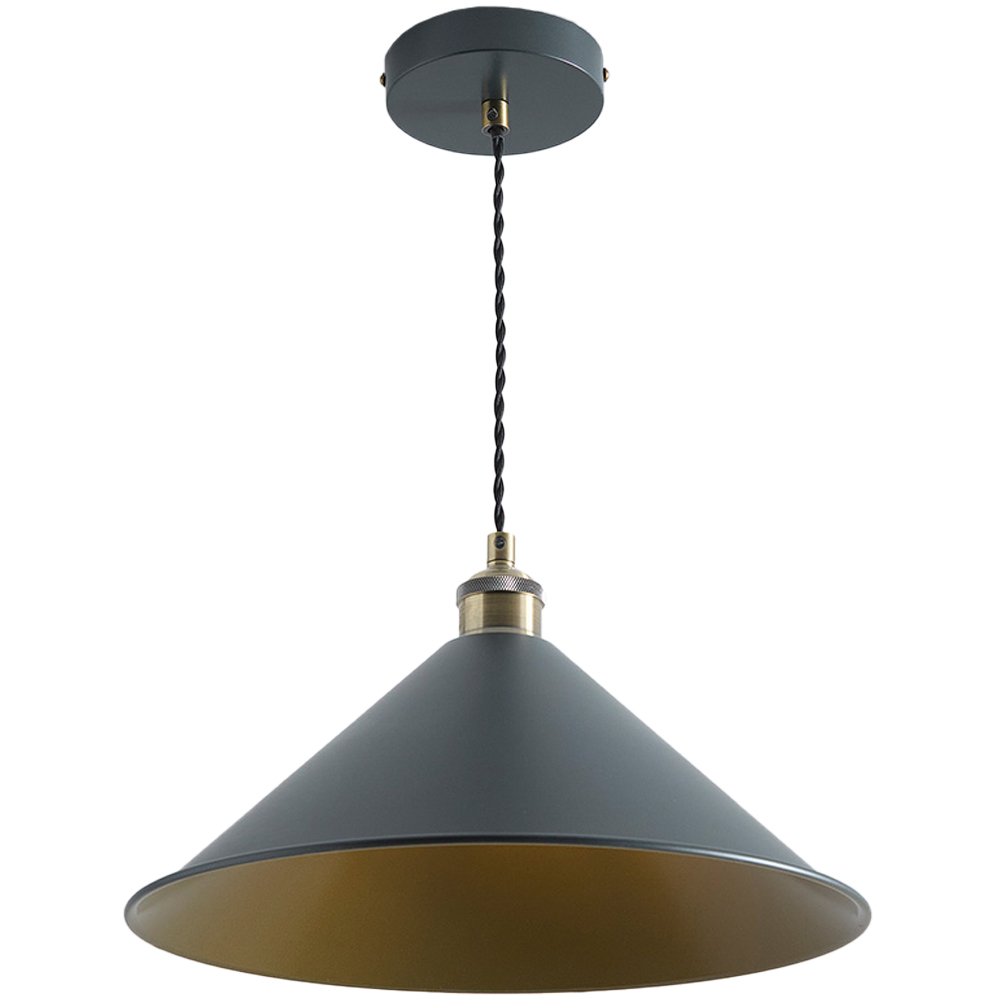 Kliving Derby Antique Brass Floor Lamp Image 1