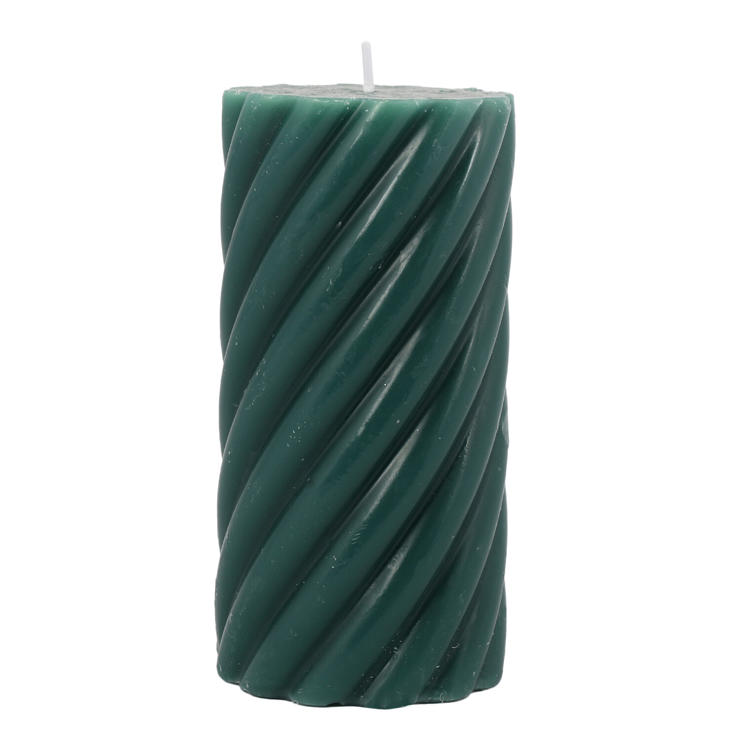Single Ribbed Pillar Candle in Assorted styles Image 3