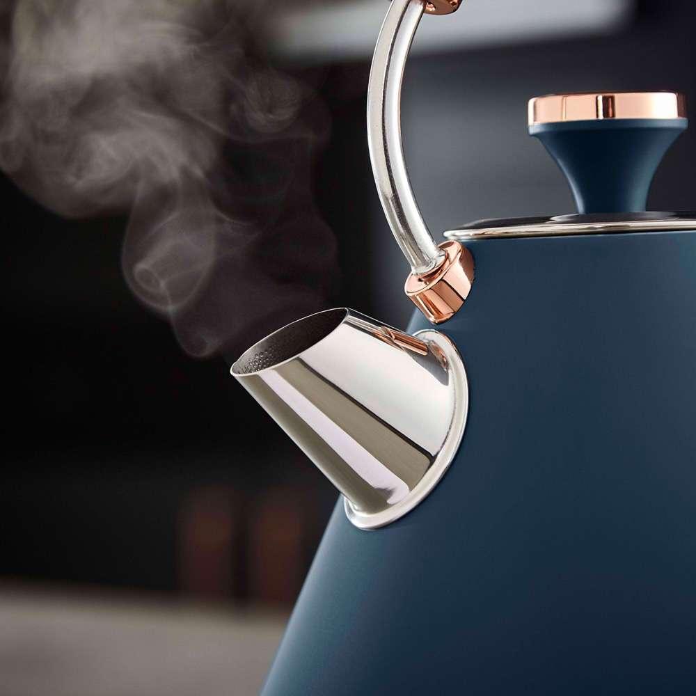 Tower Cavaletto EEJB222 Blue 20L Microwave with 4 Slice Toaster and 1.7L Kettle Set Image 6