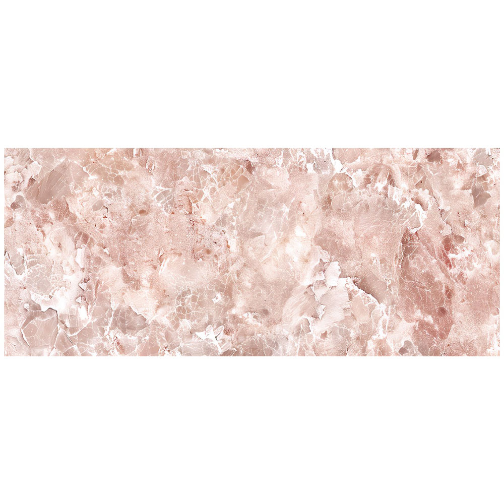 Warren Reed Designer Polished Pale Pink Quartz Effect Bathroom Splashback 25 x 60cm Image 2