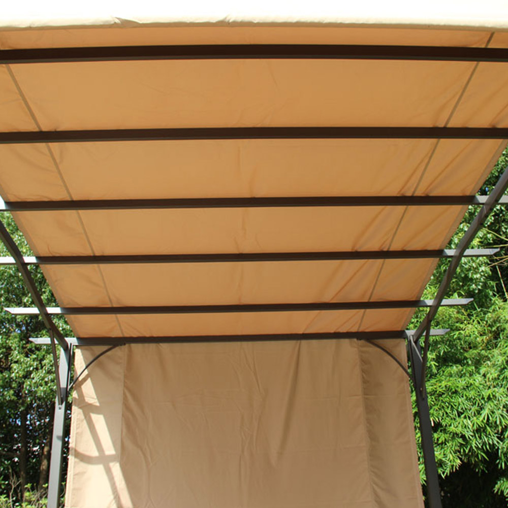 Amir 2.7 x 3.6m Brown Metal Royalcraft San Remo Pergola Image 7