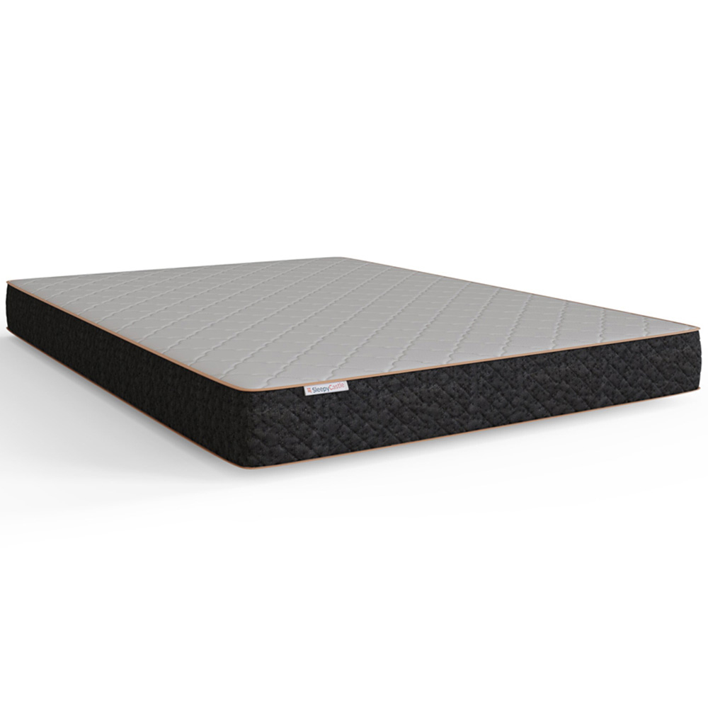 GFW King Size Grey Faux Leather End Lift Ottoman Bed with Memory Pocket Spring Mattress Image 2