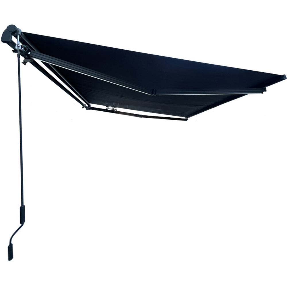 Jack Stonehouse Dark Grey LED Electric Retractable Awning 3 x 2.5m Image 3