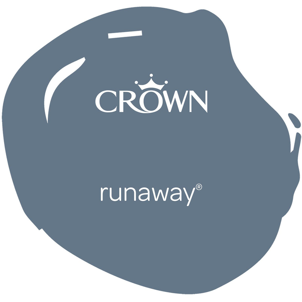 Crown Easyclean Mid Sheen Bathroom Paint - Runaway / 2.5l Image 6
