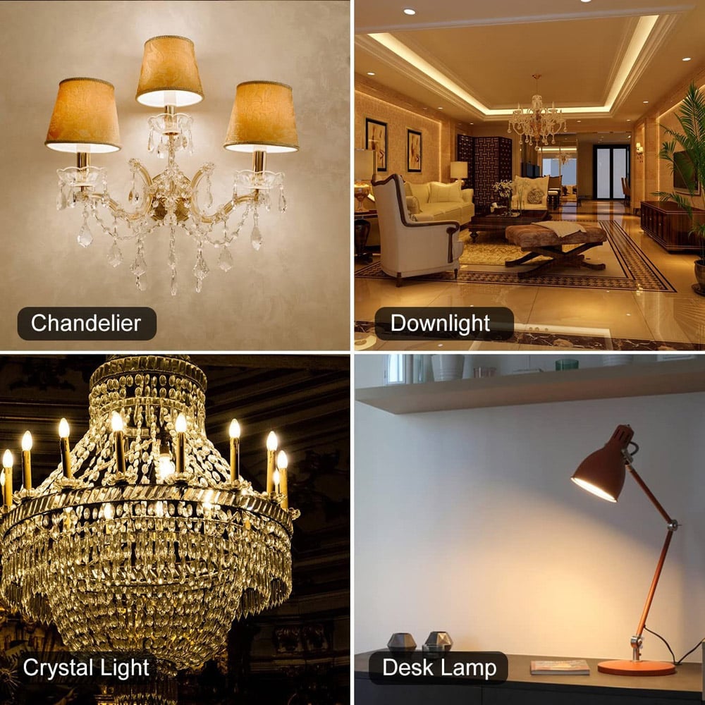 ExtraStar Warm White E14 5W LED Candle Bulb Image 4