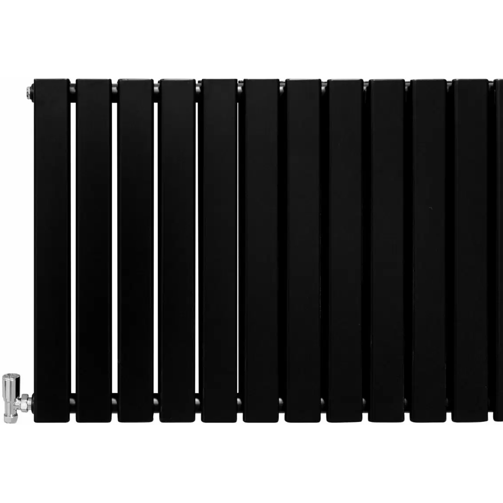 MonsterShop Black Flat Radiator 600 x 1190mm Image 4