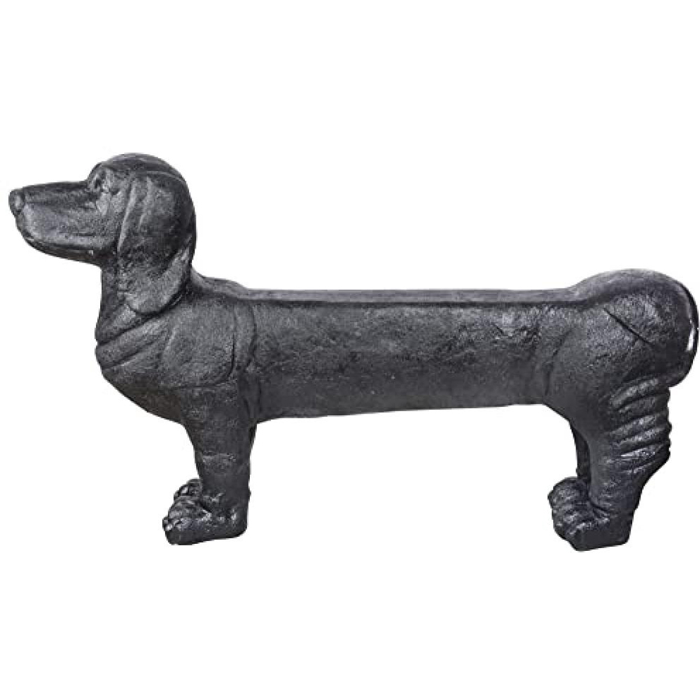 Fallen Fruits Decorative Wooden Dachshund Dog Bench Image 2