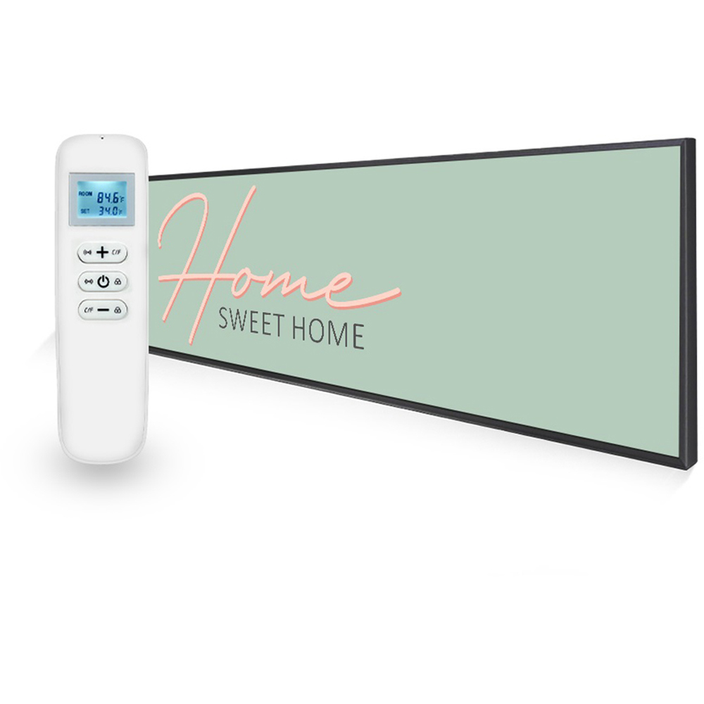 Mirrorstone Nexus Home Sweet Home Quote Ultraslim Wi-Fi Infrared Heating Panel 350W 295 x 1195mm Image 3
