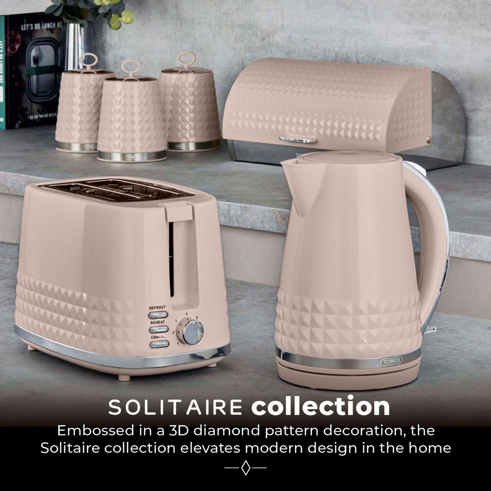 Tower Solitaire T20082MSH Latte 2 Slice Toaster Image 7