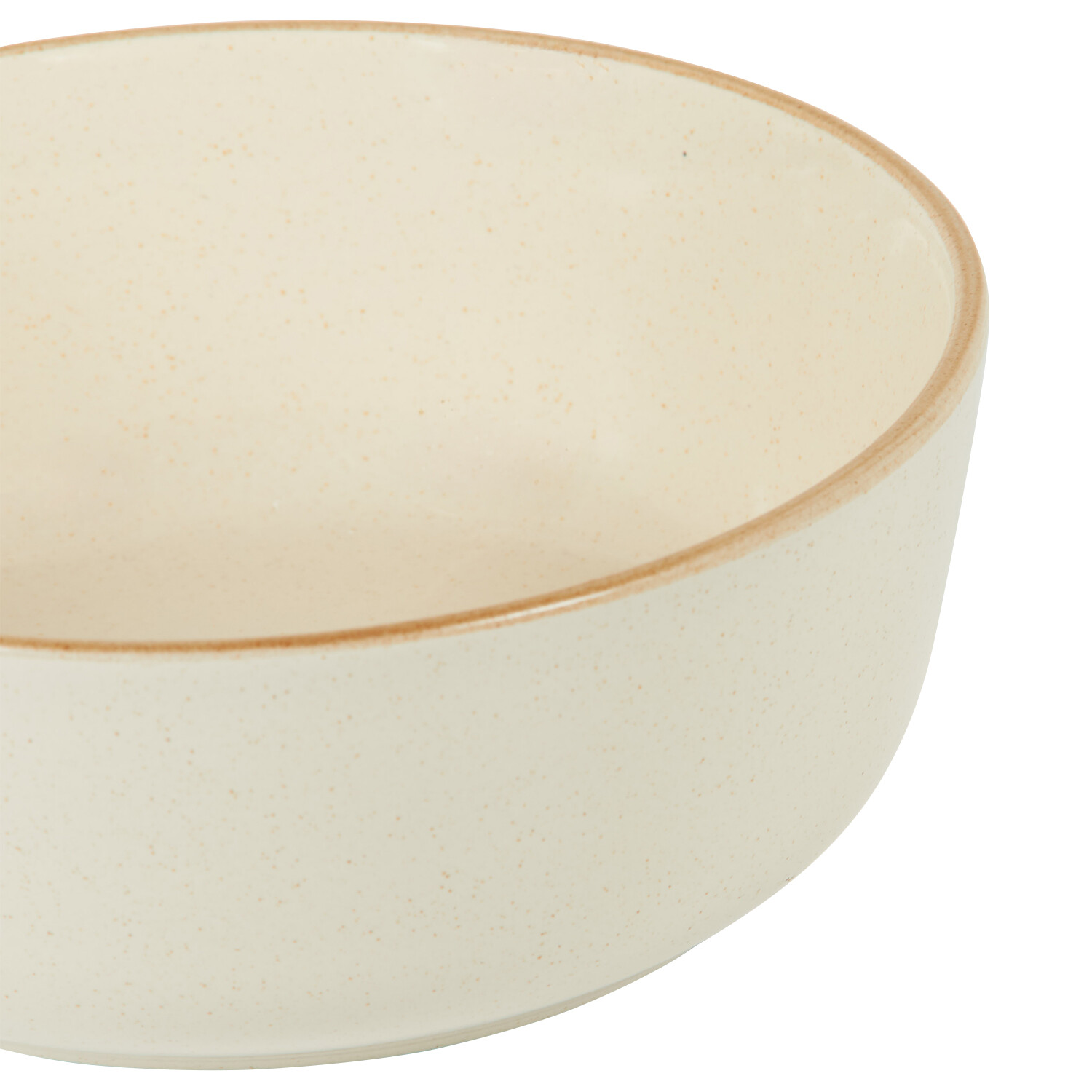 Sesame Speckle Stoneware Rice Bowl - Oatmeal and Sesame Image 4