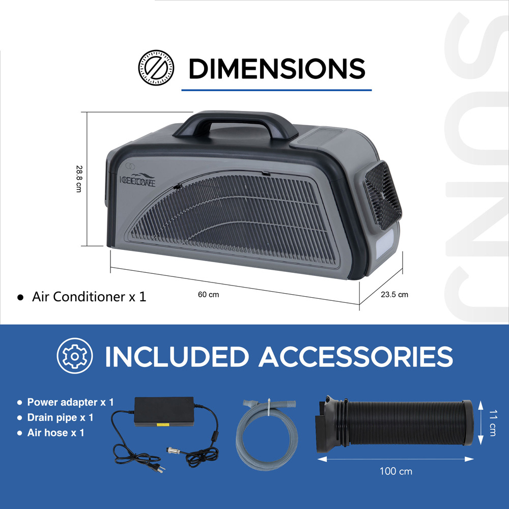 Sunjoy 2500 BTU Portable Air Conditioner Image 9