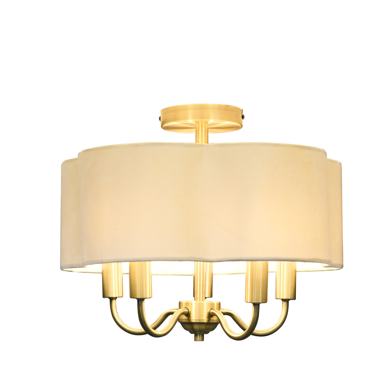 Loretta 5 Light Flush Fitting Image 2