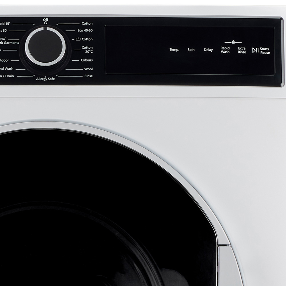 Montpellier MWM814BLW 8kg White Wide Washing Machine Image 6