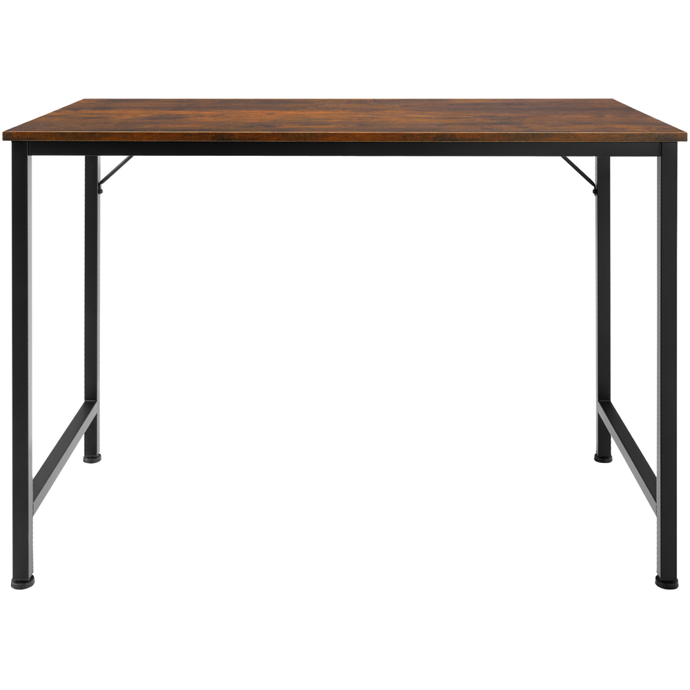 tectake Jenkins Dark Wood Office Desk Image 2