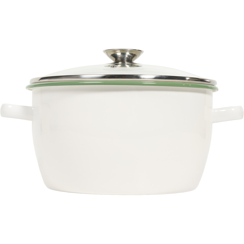 My Kitchen Enamel Stockpot with Glass Lid Image 4