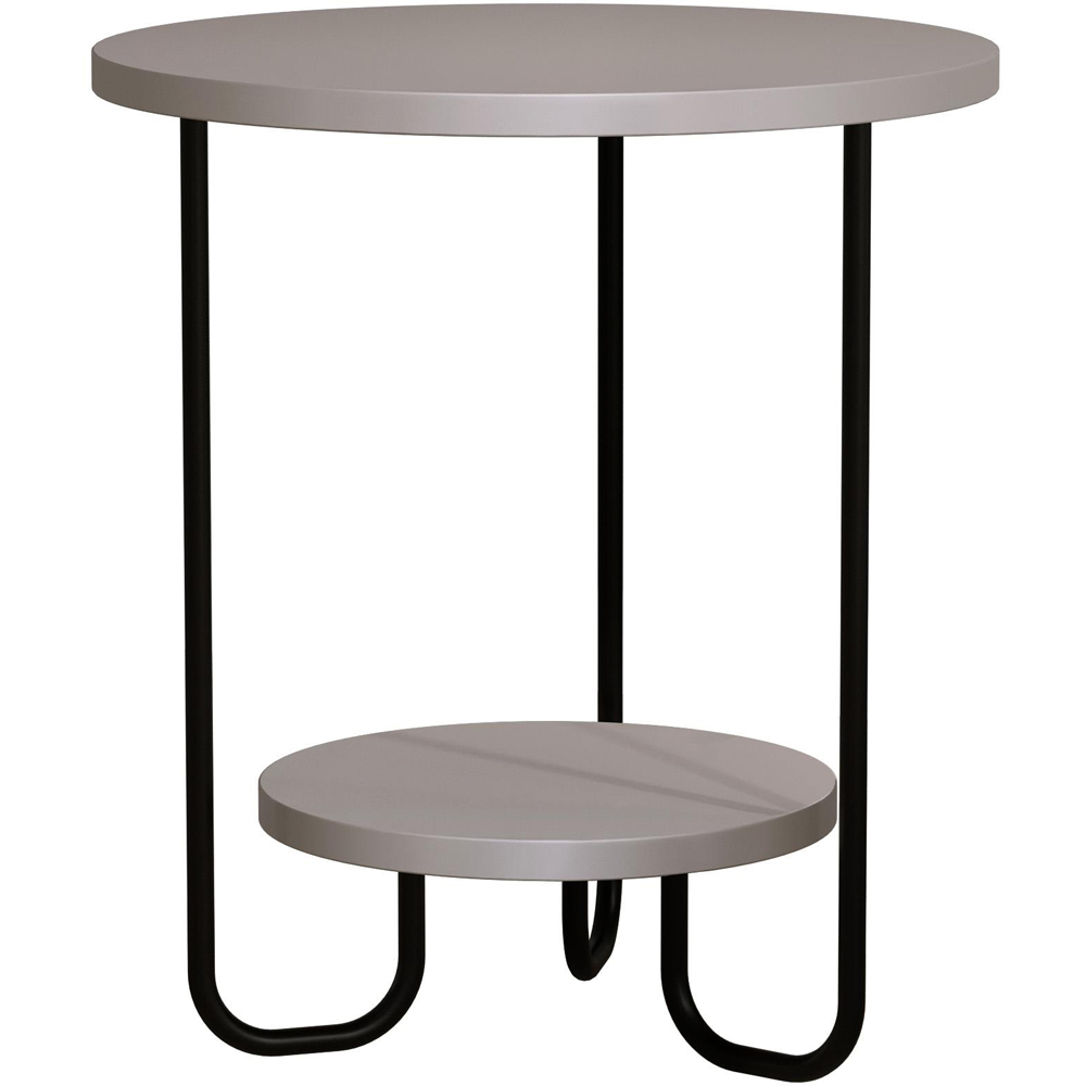 Corro Mocha Grey Modern End Table Image 2