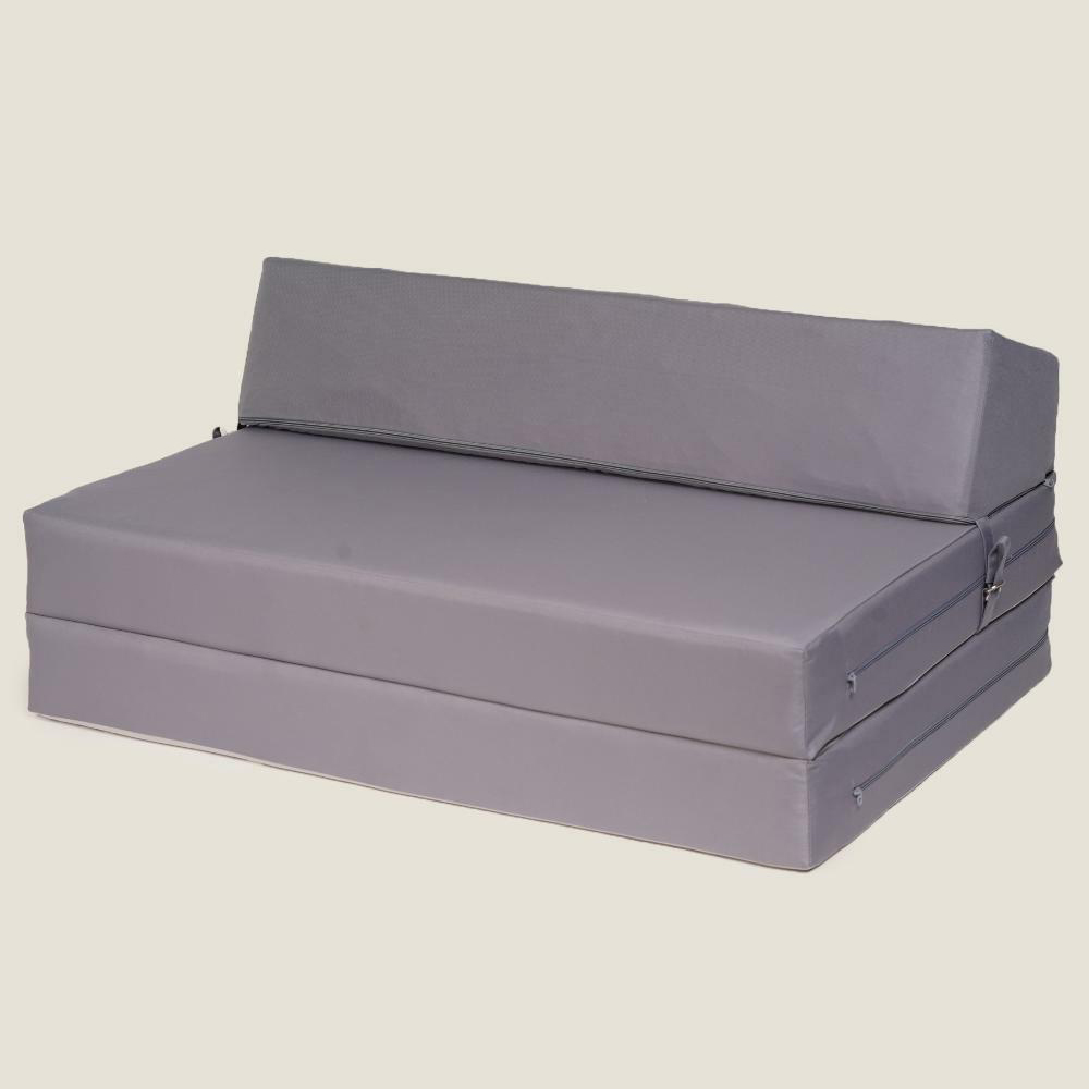 Kaikoo Double Grey Foldable Bed Image 2