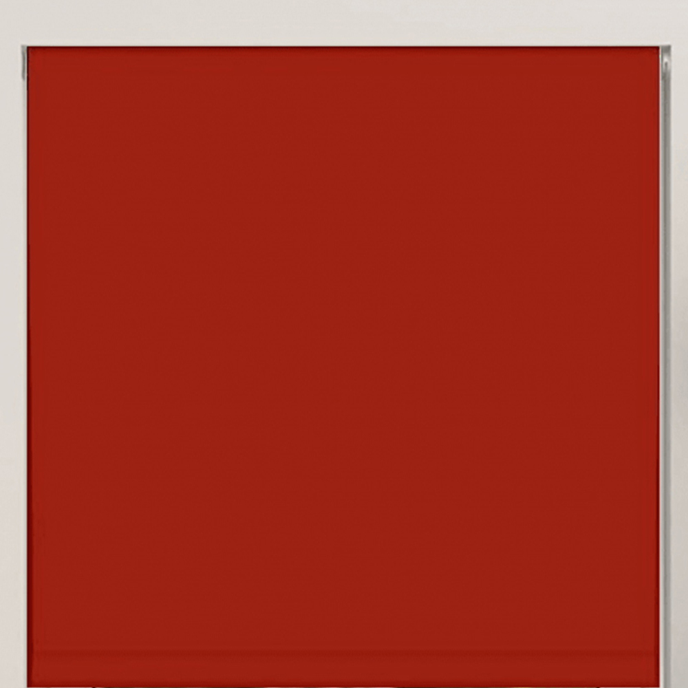 New Edge Blinds Blackout Roller Blinds Red 75cm Image 2
