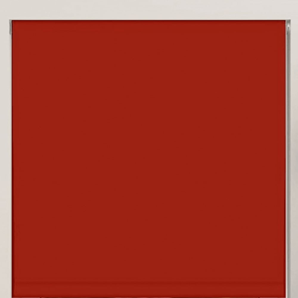 New Edge Blinds Blackout Roller Blinds Red 100cm Image 2