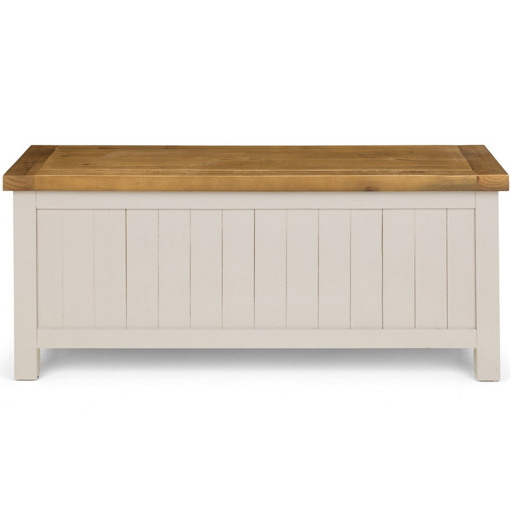 Julian Bowen Aspen Grey Wash Storage Bench Image 3