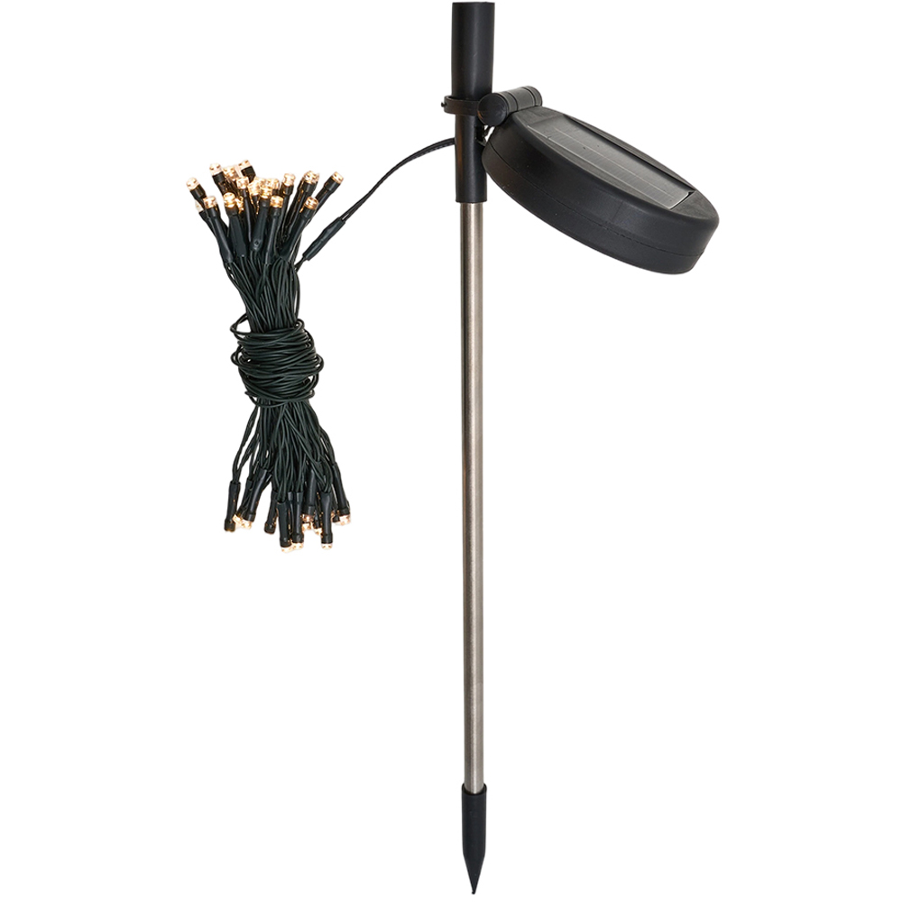 Living and Home Pre-Lit Solar-Powered Snow Dusted Artificial Christmas Tree 2.7ft 2 Pack Image 7