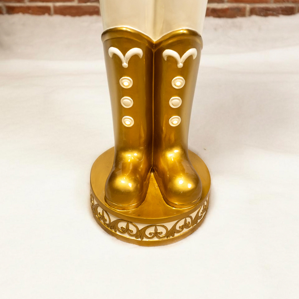 The Christmas Centre Red and Gold LED Lights Traditional Nutcracker Soldier 5.5ft Image 5