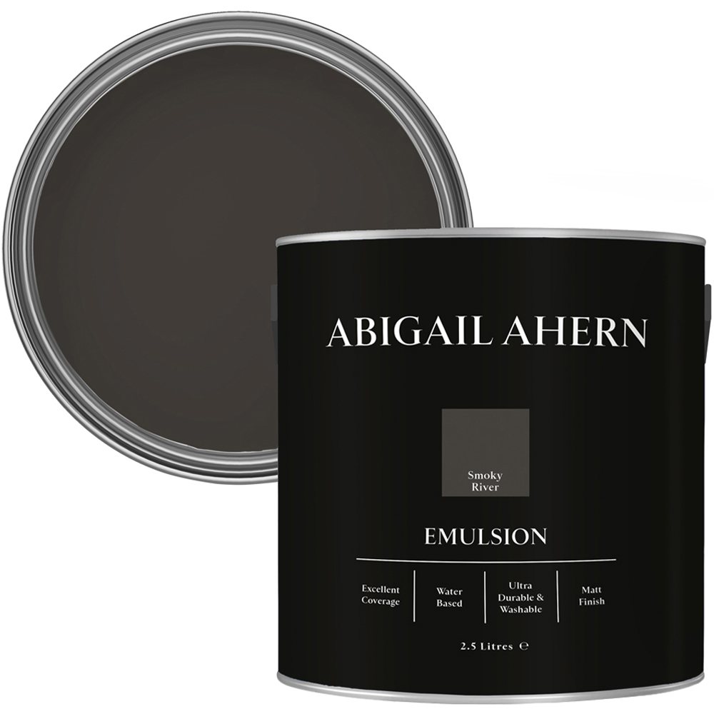 Abigail Ahern Walls and Ceilings Smoky River Emulsion Paint 2.5L Image 1