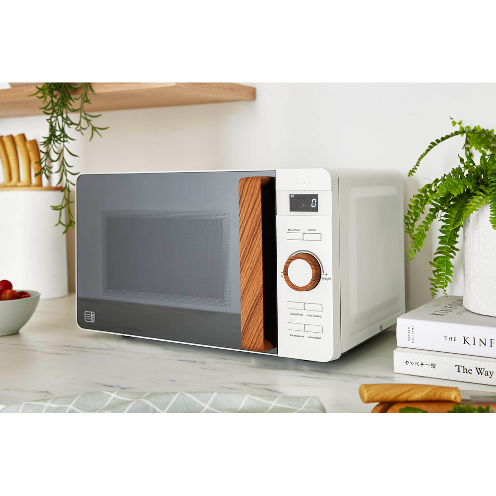 Swan Nordic EEJB147 White 4 Slice Toaster 1.7L Kettle and 20L Microwave Bundle Image 3