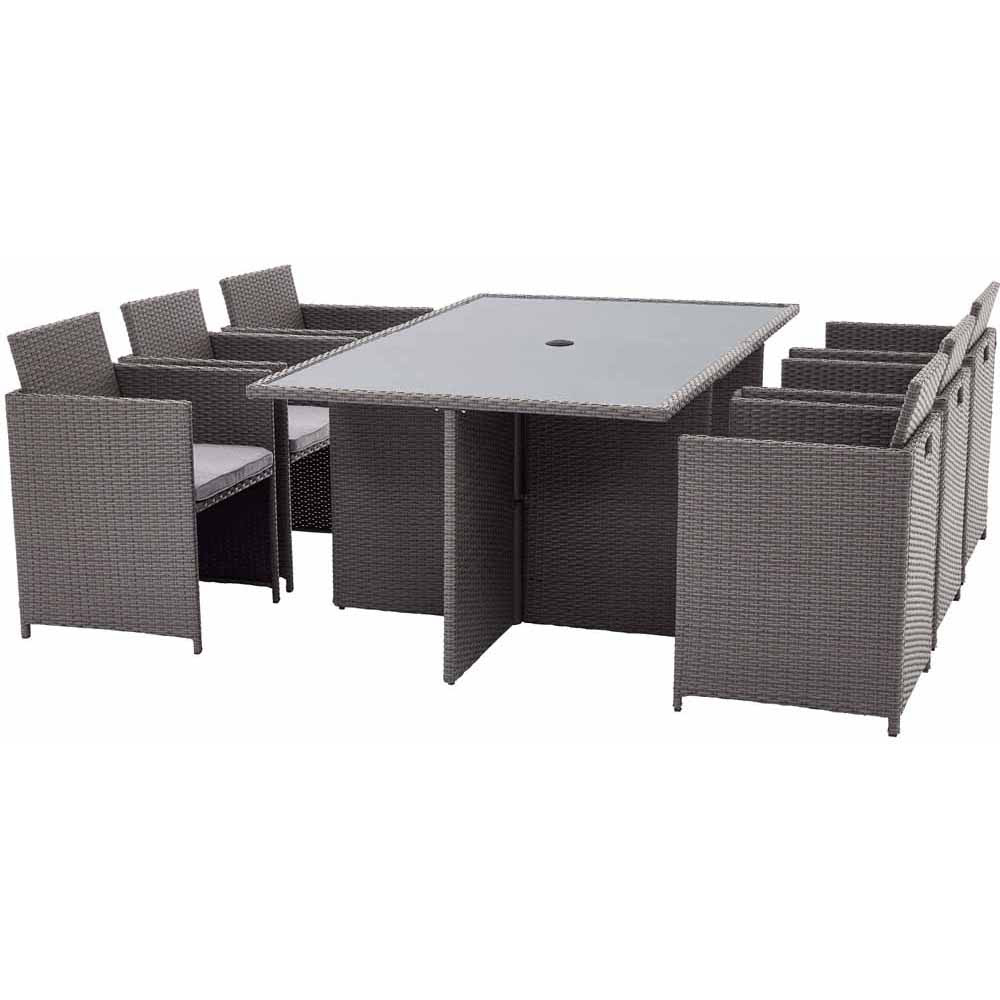 Nevada Grey 6 Seater Cube Set Image 2
