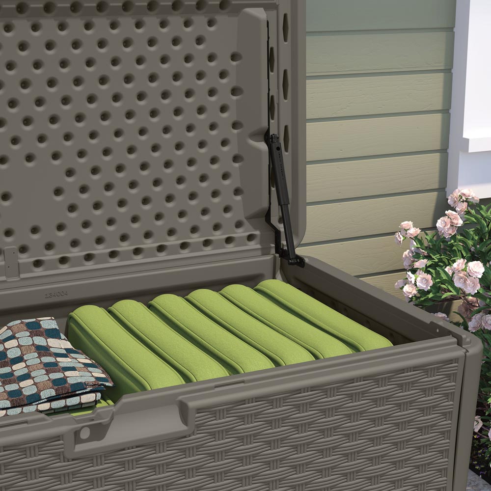 Suncast Oregon 507L Stone Grey Storage Box Image 4