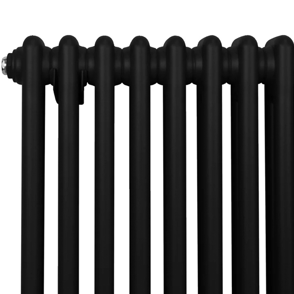 Monster Shop 5053 BTU Black Traditional 2 Column Radiator 600 x 1192mm Image 4
