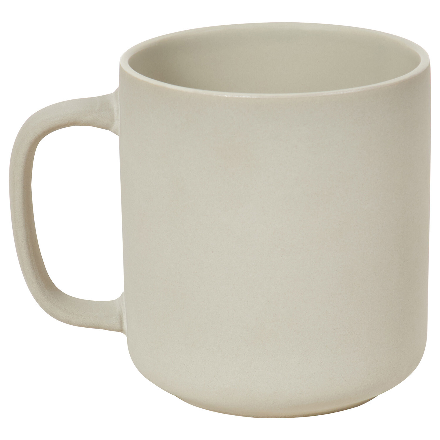 Set of 4 Matt Greige Mugs - Greige Image 3