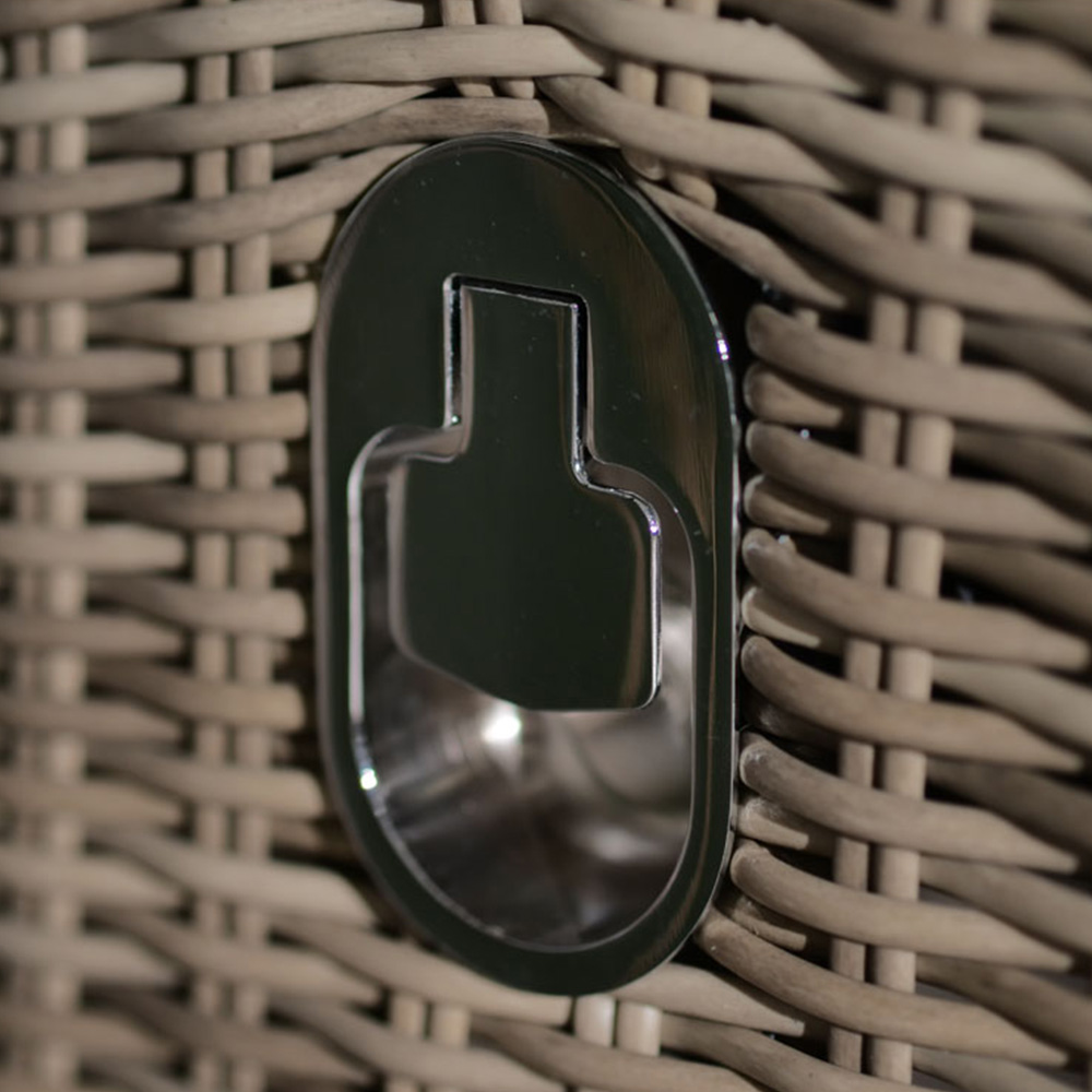 Royalcraft Wentworth 2 Seater Grey Deluxe Gas Reclining Lounge Set Image 8