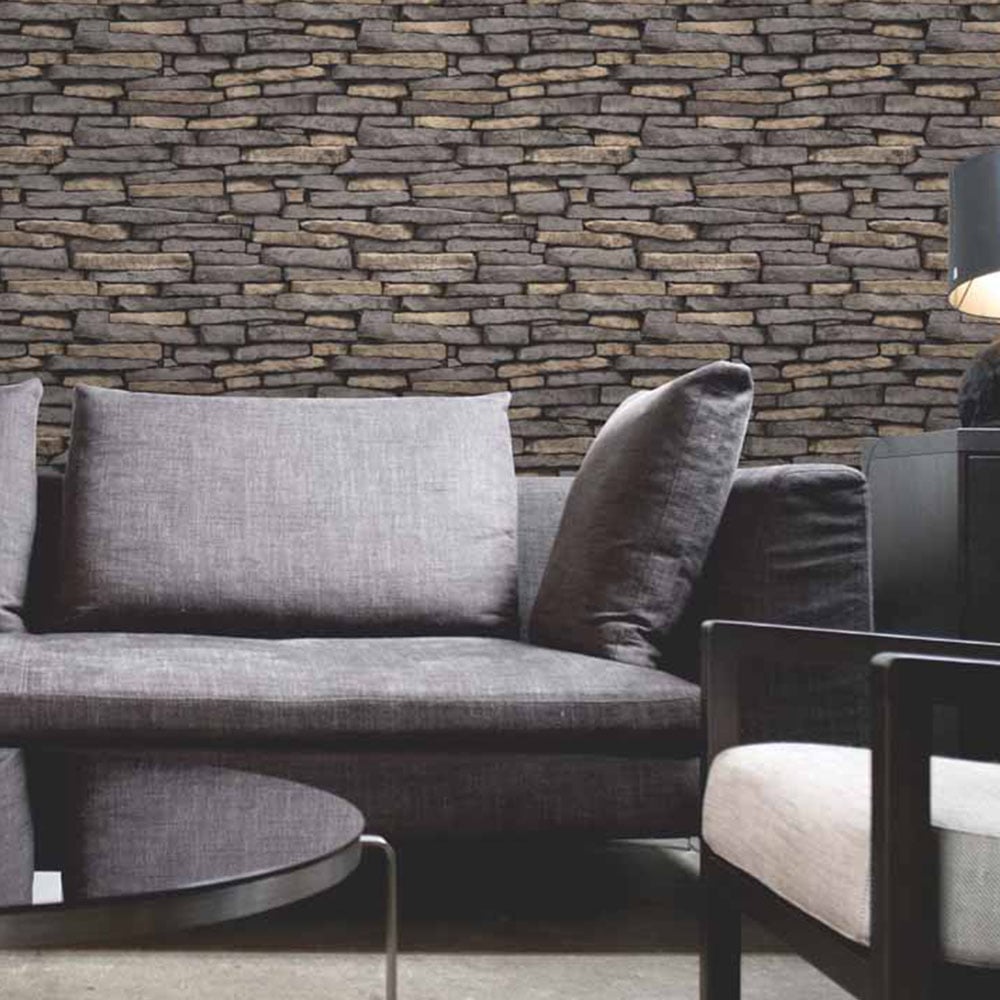 Fresco Distinctive Slate Wallpaper Image 2