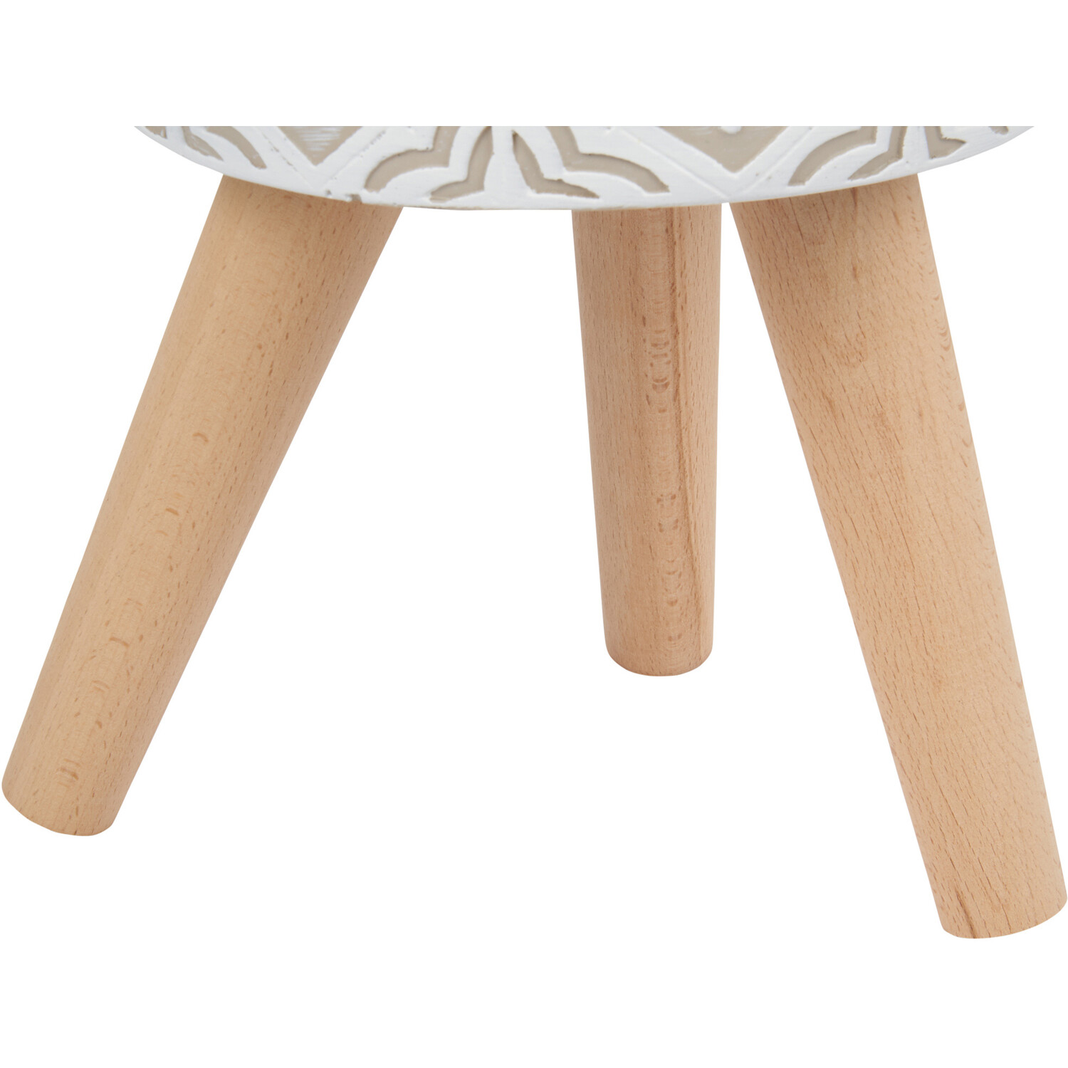 Taupe Tile Print Planter - Taupe Image 4