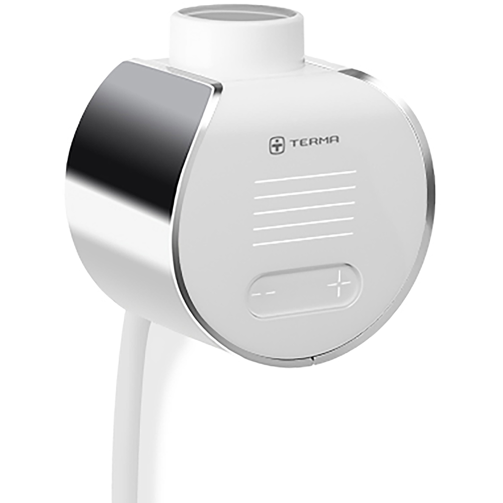 Terma VEO Smart White and Chrome Heating Element Image 2