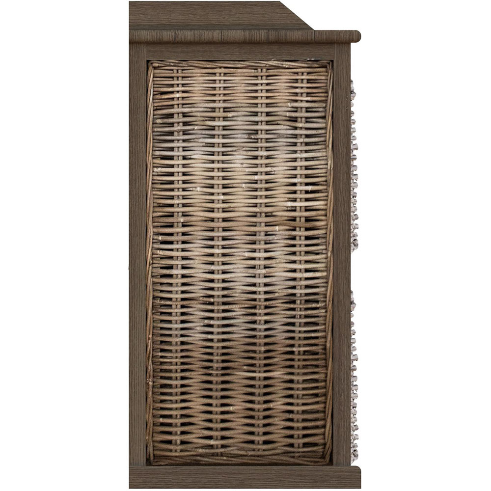 FWStyle Maya 4 Drawer Kubu Rattan Handmade Storage Unit Image 4