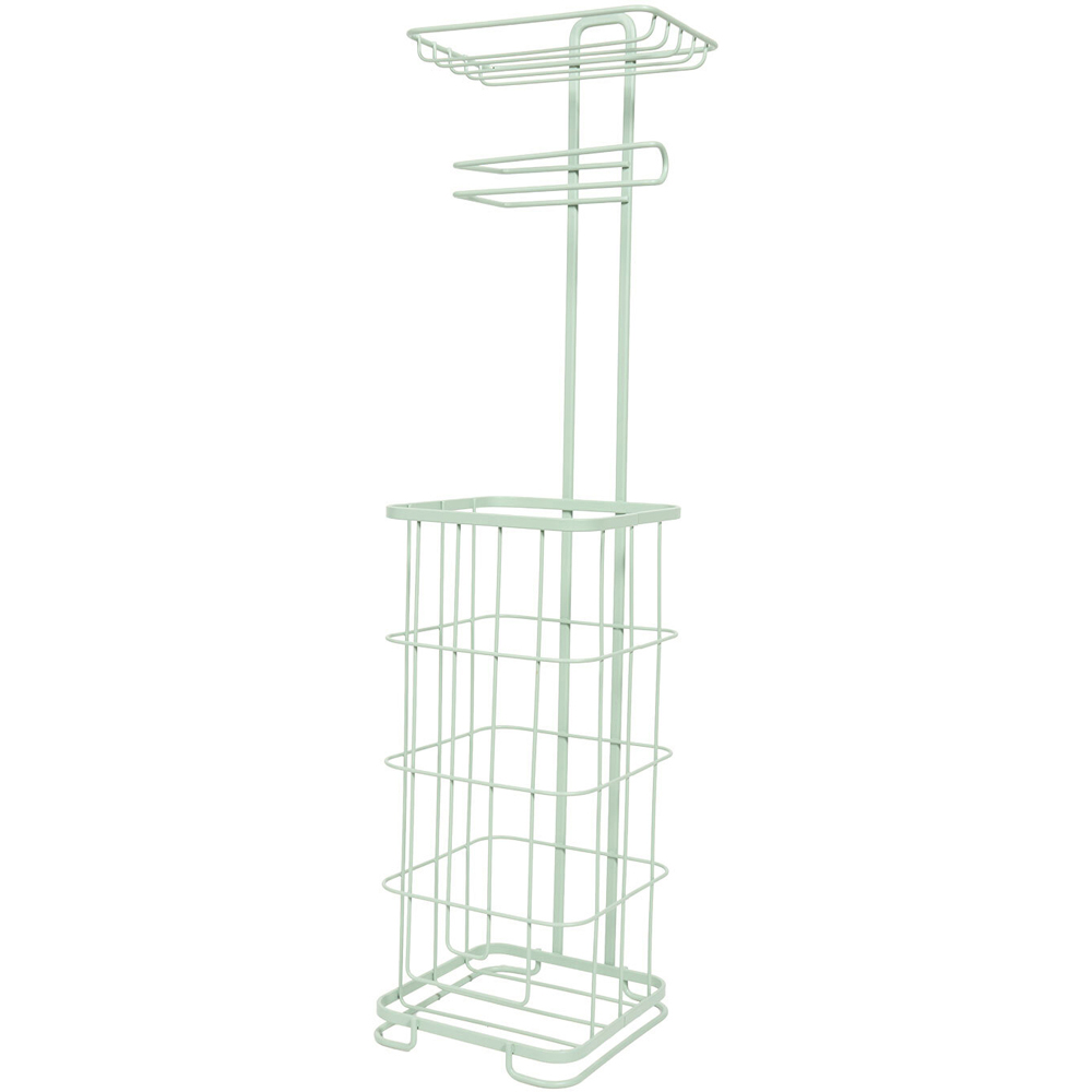 Phone Tray Toilet Roll Holder Sage Image 3