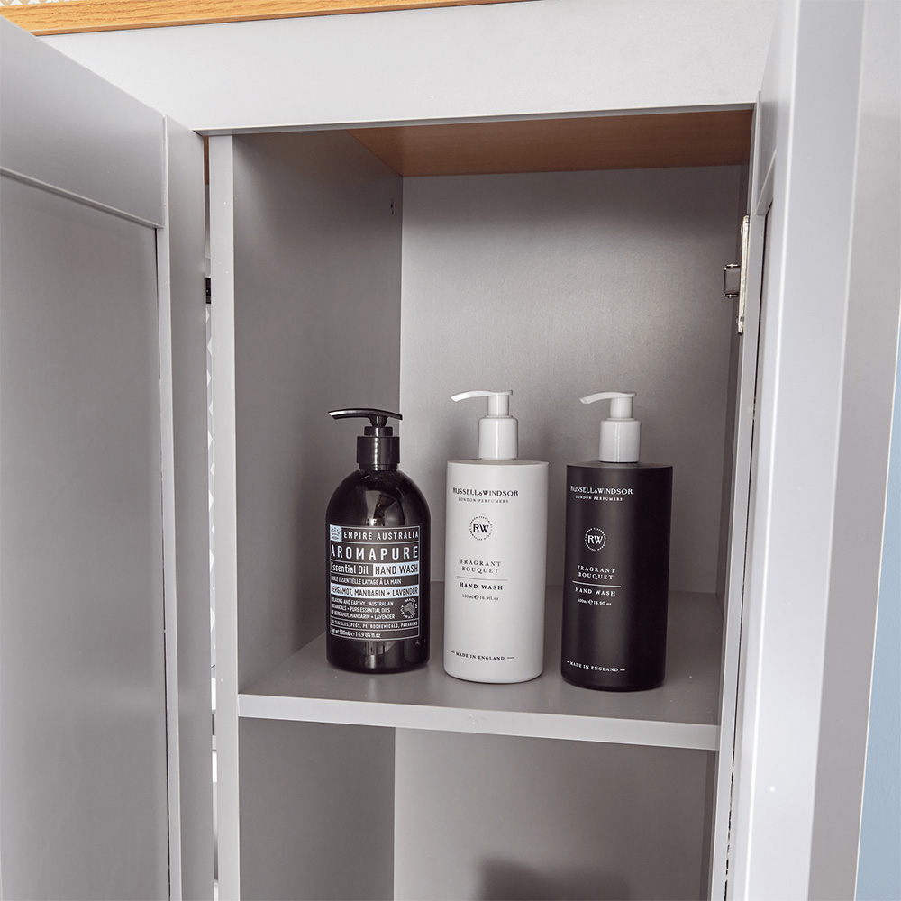 Home Source Camden 3 Door Grey Bedroom Wardrobe Image 4