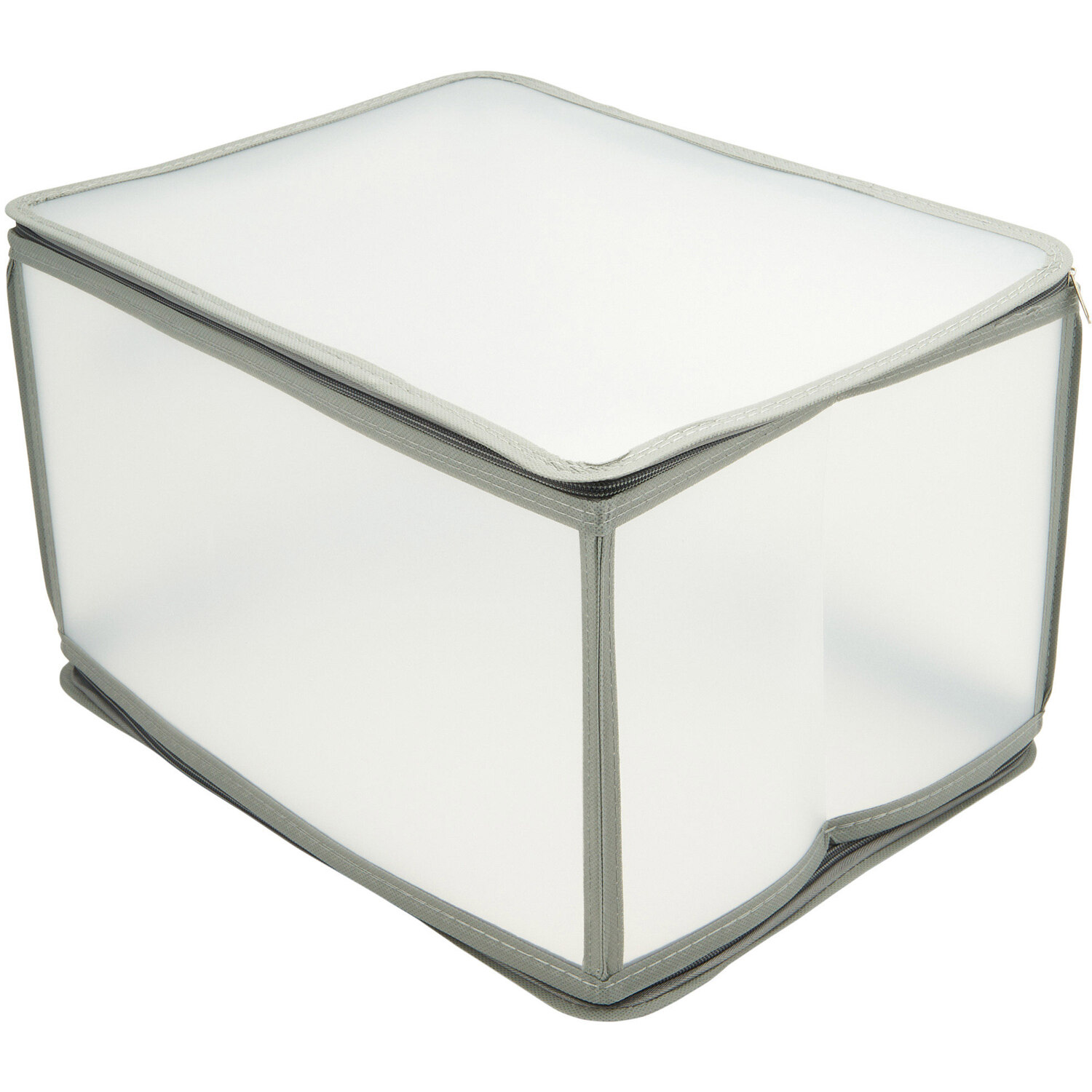 Grey Smoke Clothes Storage Box Image 2