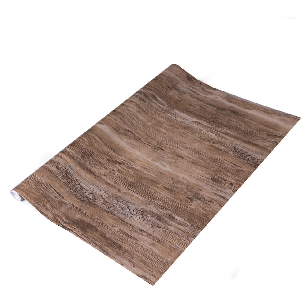 d-c-fix Rustic Wood Sticky Back Plastic Vinyl Wrap Film 90cm x 10m Image 2