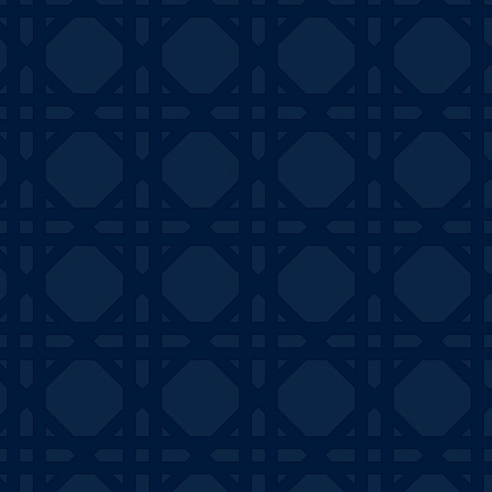 Superfresco Easy Rattan Geo Navy Wallpaper Image 3