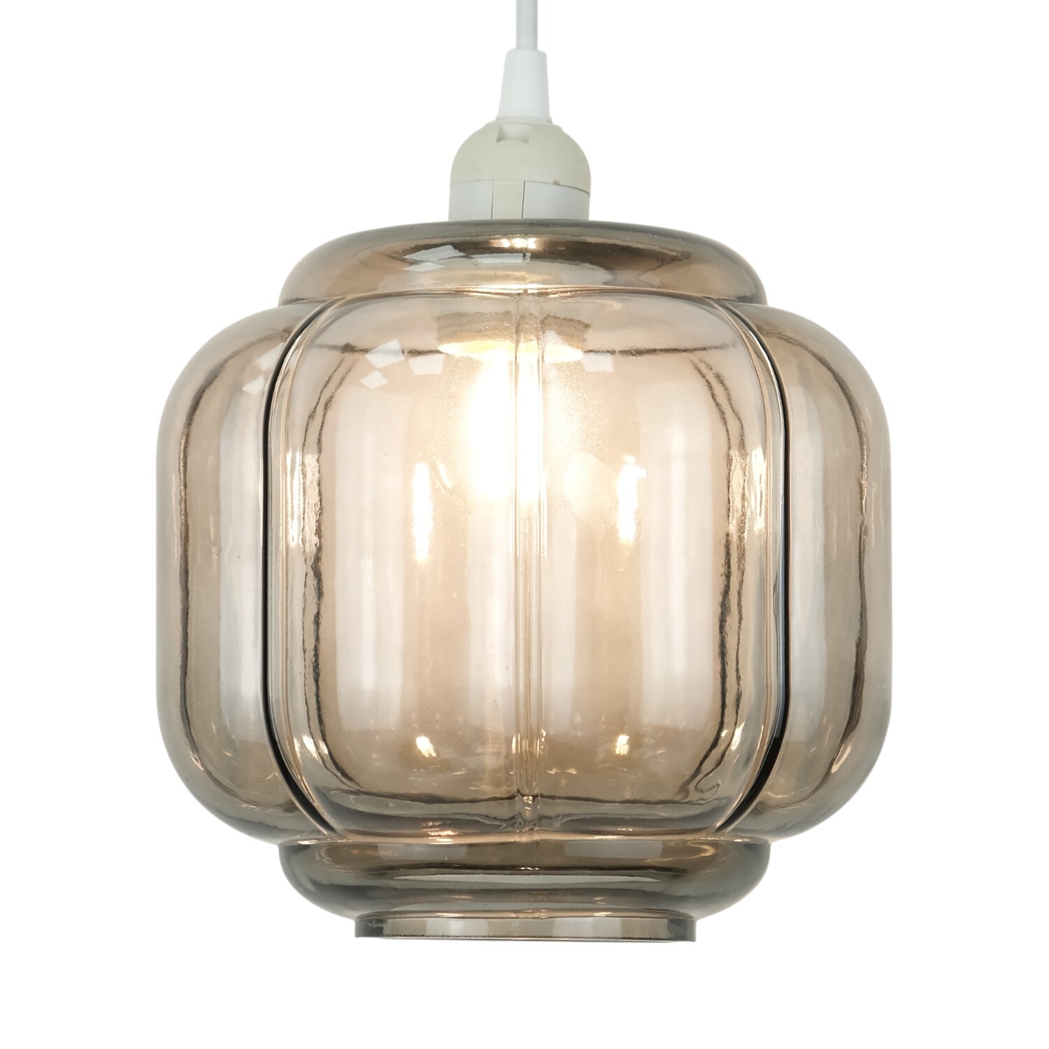 Nayeli Glass Pendant Grey Image 4