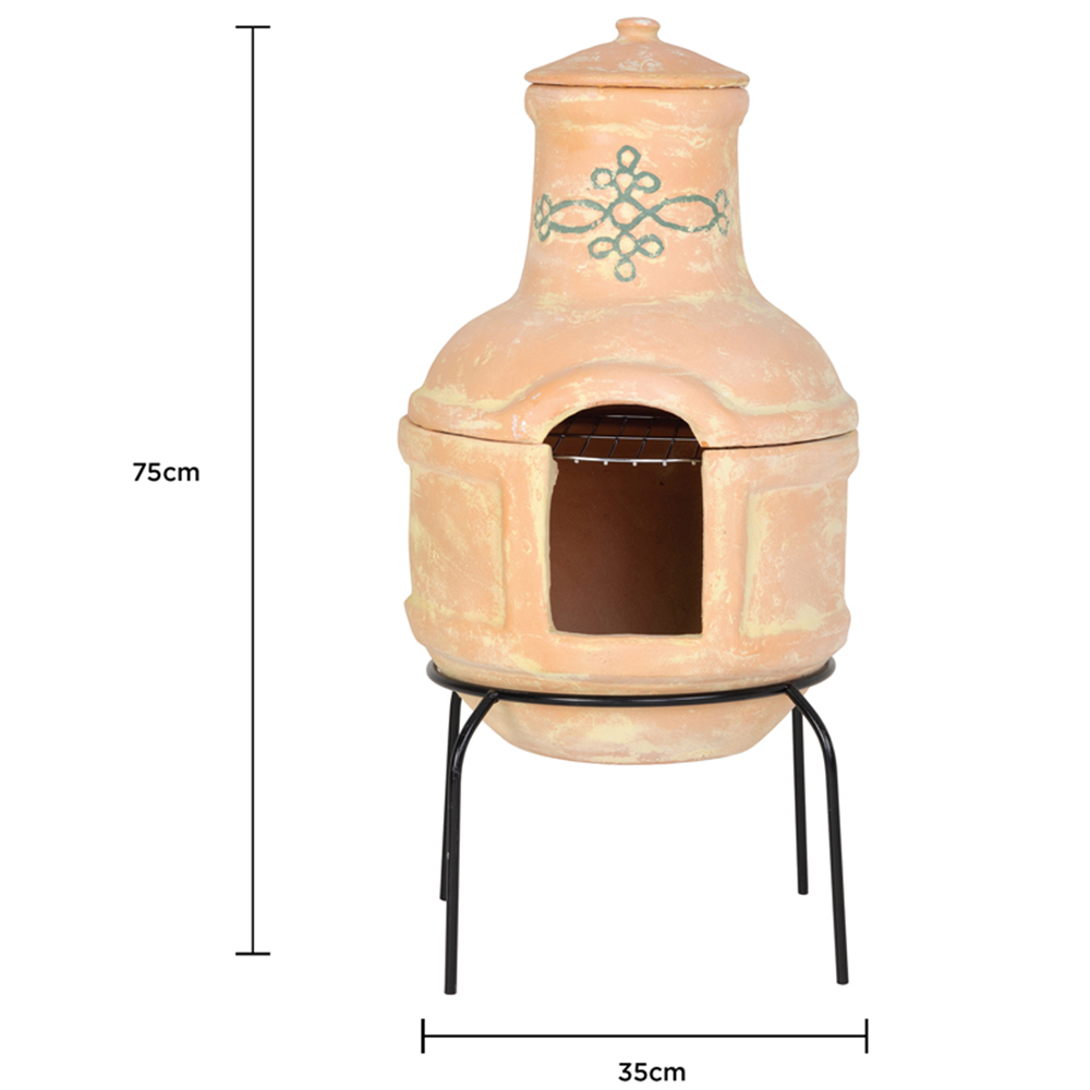 Charles Bentley Chiminea With Grill Image 6