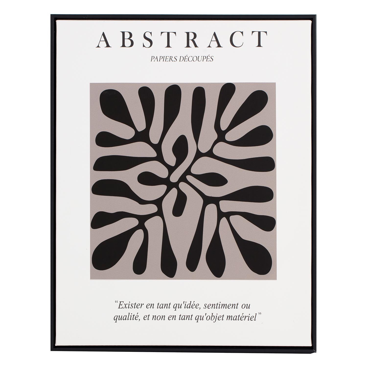 Single Neutral Framed Wall Art 50 x 40cm in Assorted styles Image 3