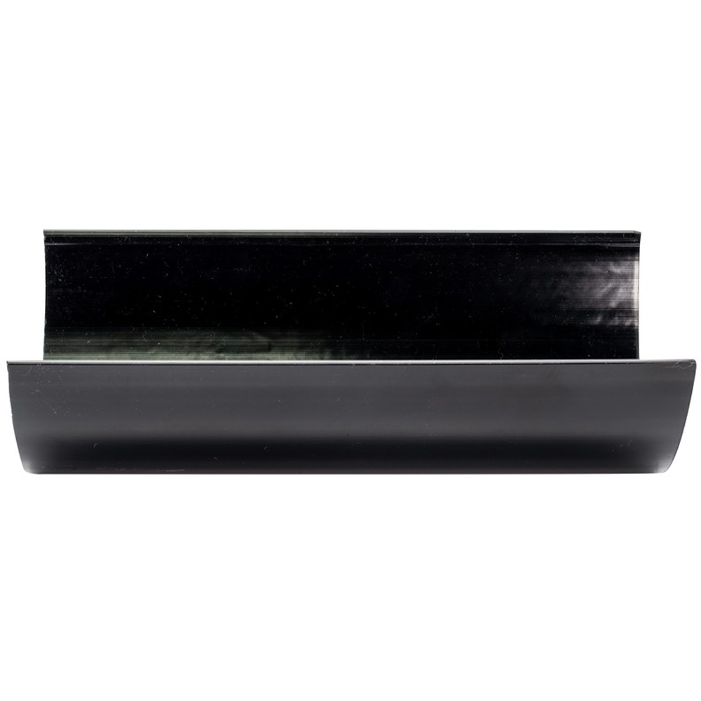 FloPlast Deepflow Hi-Cap Gutter Black 3m x 115 x 75mm Image 2