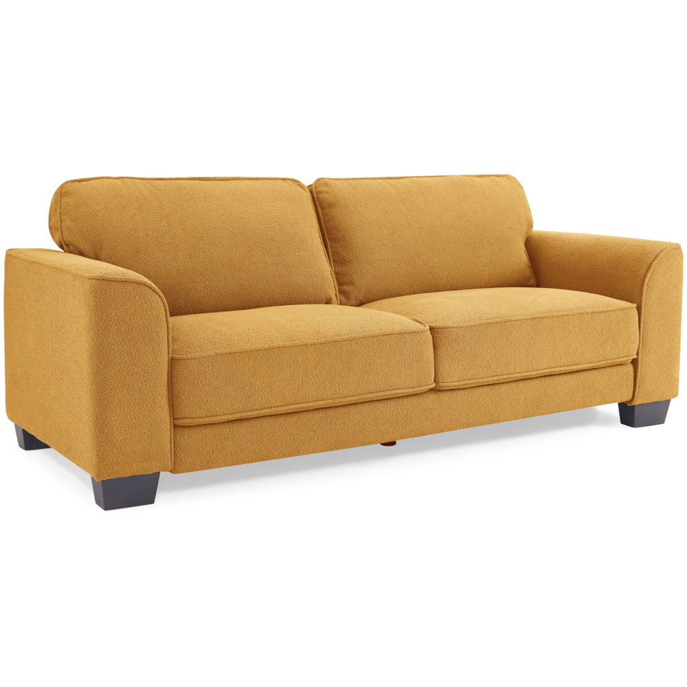 Home Detail Jada 3 Seater Mustard Boucle Sofa Image 2