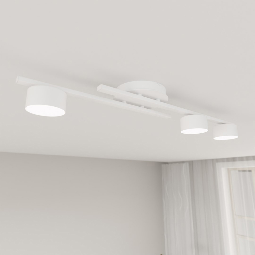 Emibig Fragment 3 Light White GX53 Ceiling Light Image 4