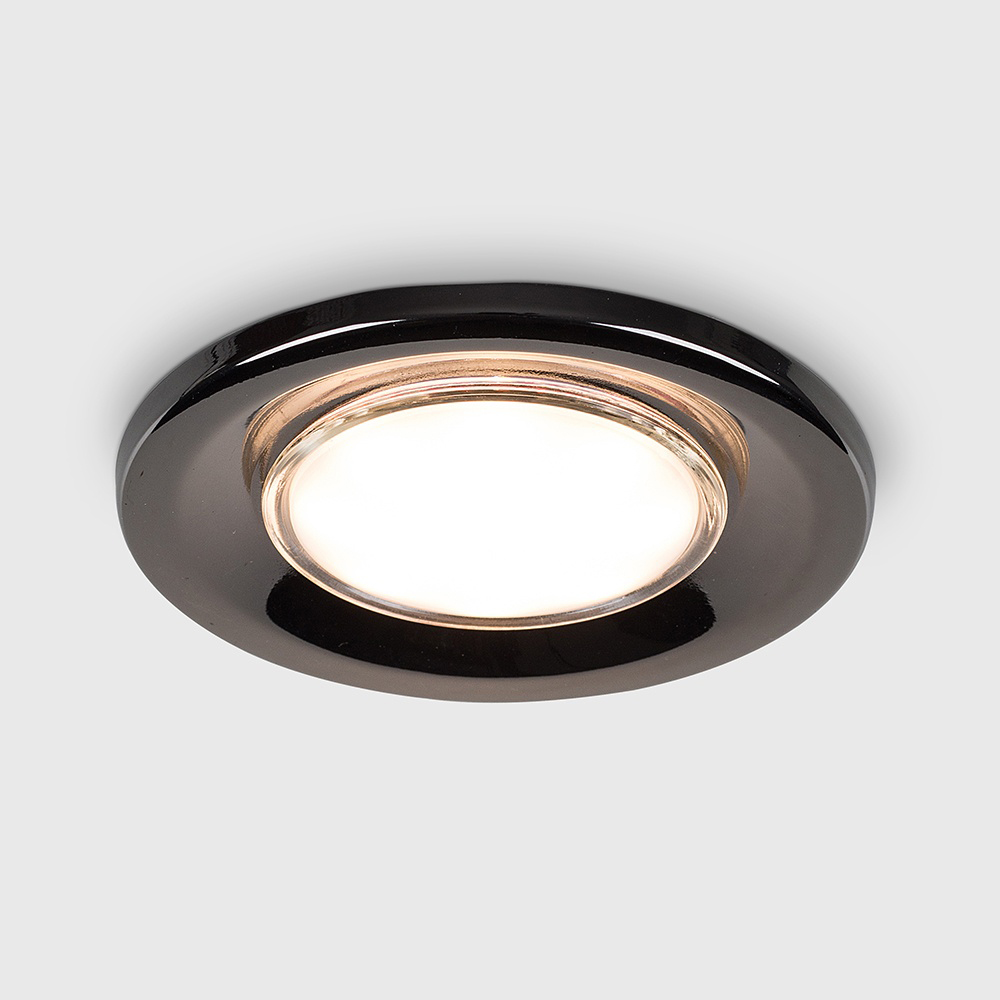 ValueLights Black Chrome Cool WhiteLED Ceiling Downlight 4 Pack Image 3