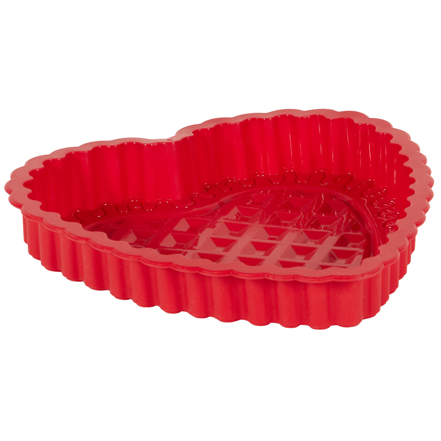 Heart Shape Silicone Mould - Red Image 3